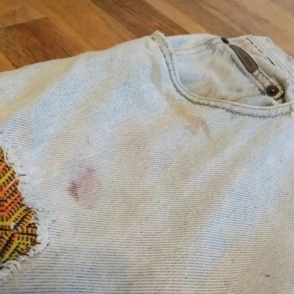 Hippie Bell Bottom Flare Jeans 31x30 Calvin Klein - Picture 12 of 15